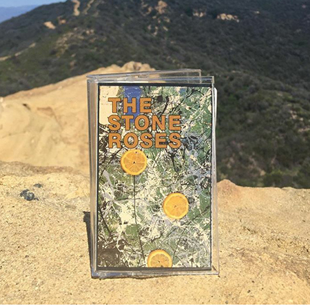 Stone Roses Debut Album Cassette Tape Photographed in Desert Landscape