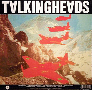 Talking Heads Remain In Light Back Cover