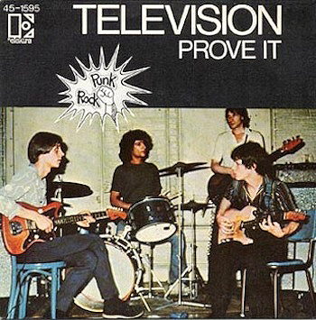 Television 'Prove It' Record Cover