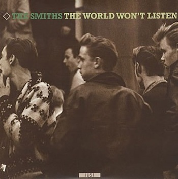 The Smiths 'The World Won't Listen' Record Cover