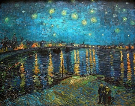 Vincent Van Gogh Starry Night Over The Rohne Painting