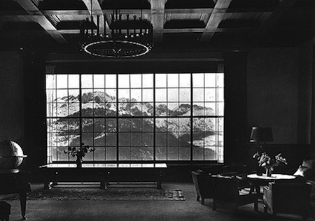 Window View and Map Table from Adolf Hitler's Berghof