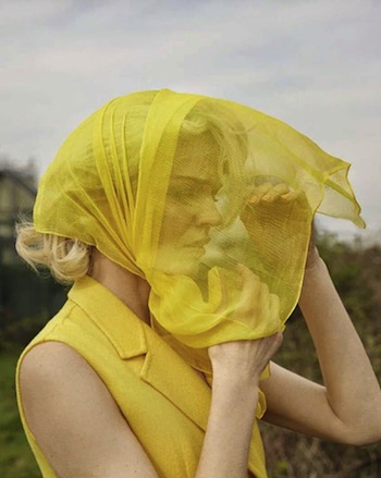 Yellow Head Scarf