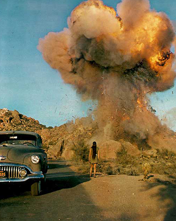 Zabriskie Point Blow Up Movie Scene